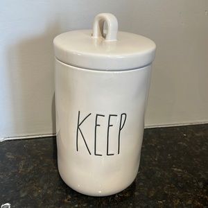 Rae Dunn - KEEP - canister